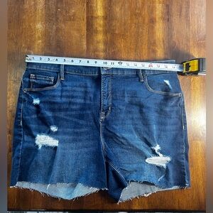 Distressed Denim Women's Shorts